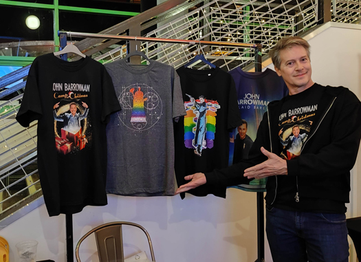 Scott and merch
