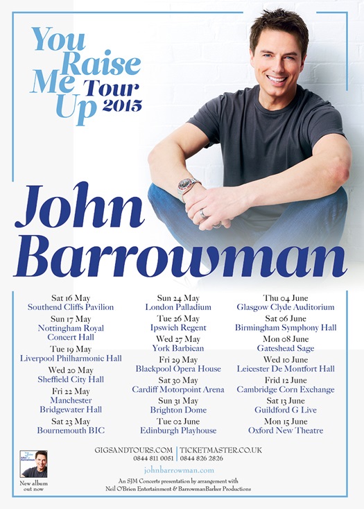 Poster for John's 2015 concert tour