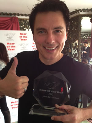 John with his award