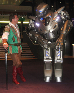 Robin Hood with Titan the Robot