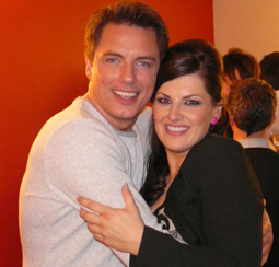 John and Jodie Prenger after filming the pilot of Tonight's The Night